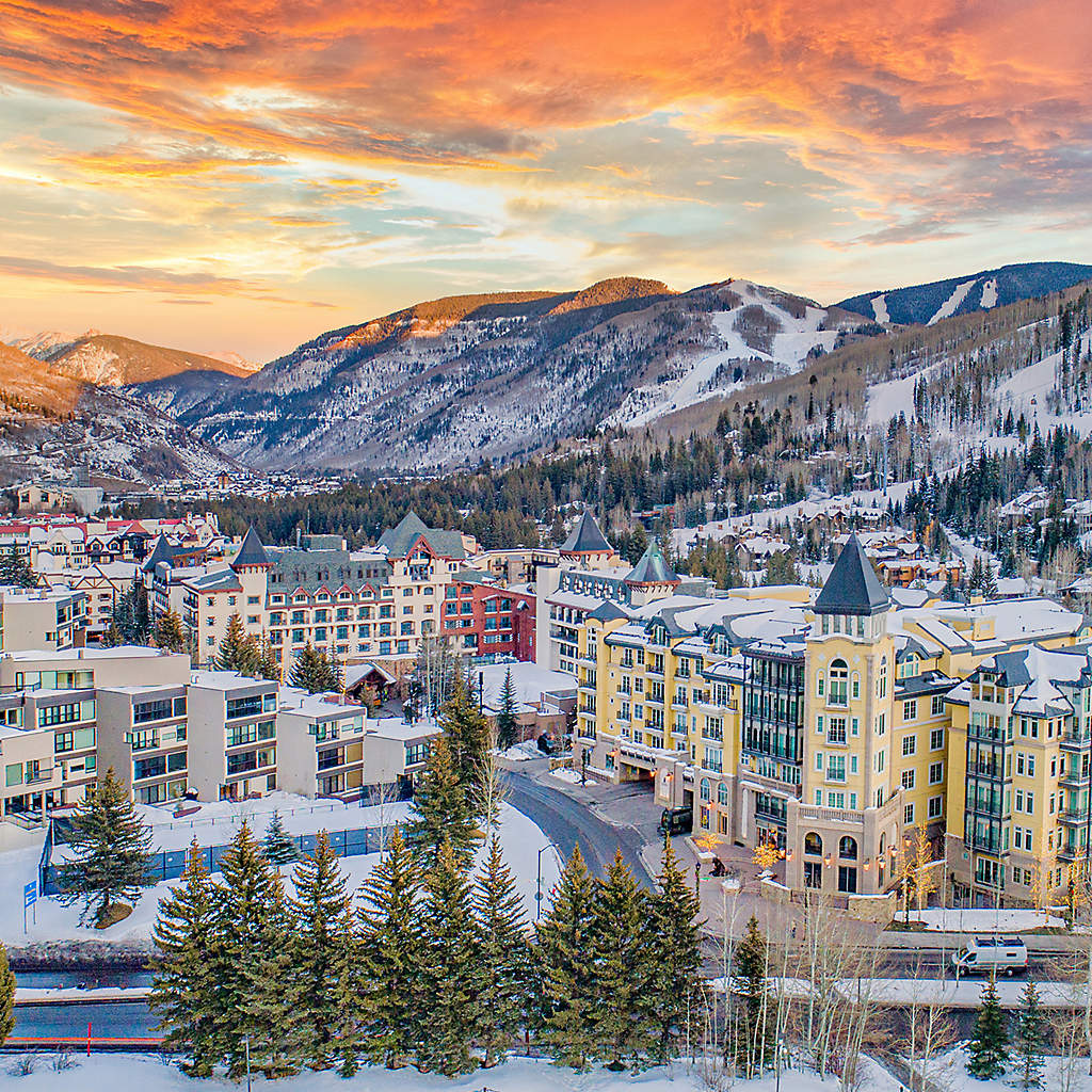 directory-colorado-vail-downtown-drone-aerial-mountain-view-sunset