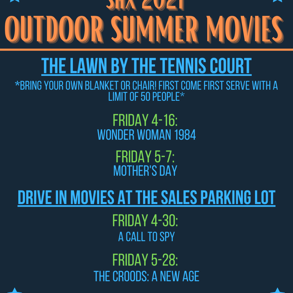 Outdoor Summer Movies - Flyer 2021